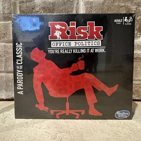 Risk Board Game Office Politics Humor Team Building‎ Fun Hasbro Factory Sealed - Picture 1 of 5